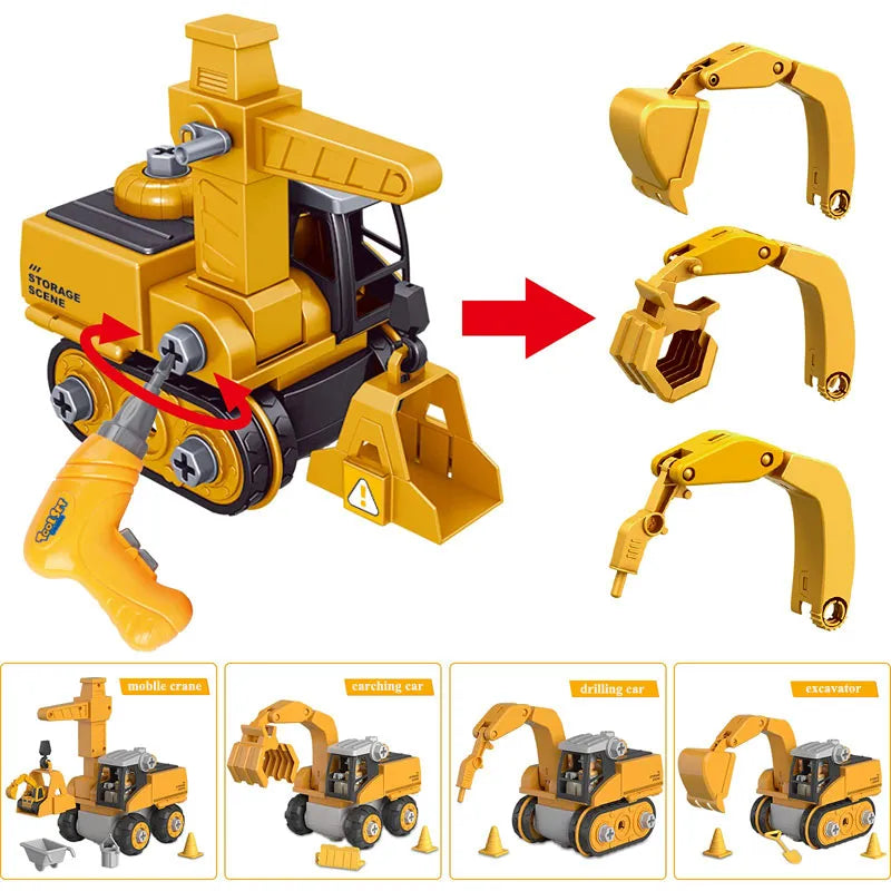 Construction Vehicle Play Set - Educational and Interactive