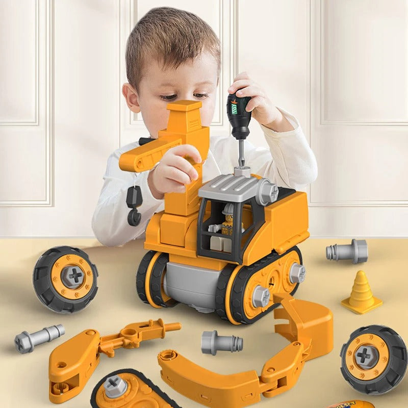 Construction Vehicle Play Set - Educational and Interactive